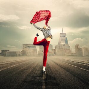 girl, woman, joy of life